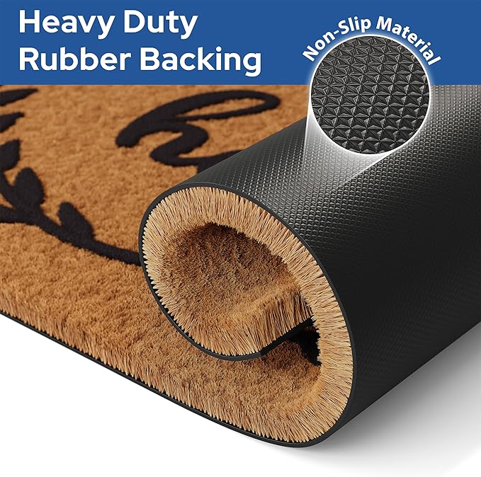 Barnyard Designs Natural Coco Coir Heavy Duty Backing Doormat - Image 6