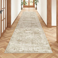 2x7 Runner Rug Non Slip, Thin Entryway Washable Rug by Restydon