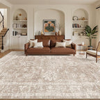 Madane 9x12 Area Rugs for Living Room, Machine Washable Rug by Madane