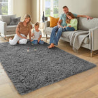 Ophanie 5x7 Area Rugs for Living Room Grey, Fluffy Shag Large Fuzzy Plush Soft - Image 5