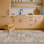 2x8 Moss Green Washable Bathroom Runner Rug - Image 3