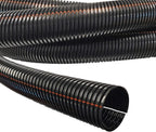 Electriduct 1" UV Rated Flame Retardant Wire Loom Split Tubing - 10 Feet