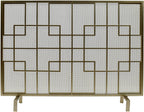 Christopher Knight Home Dorothy Modern Single Panel Iron Firescreen, Gold Finish