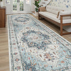 Madane 4x10 Wide Hallway Runner Rug: Washable Soft Rug Runners - Image 2