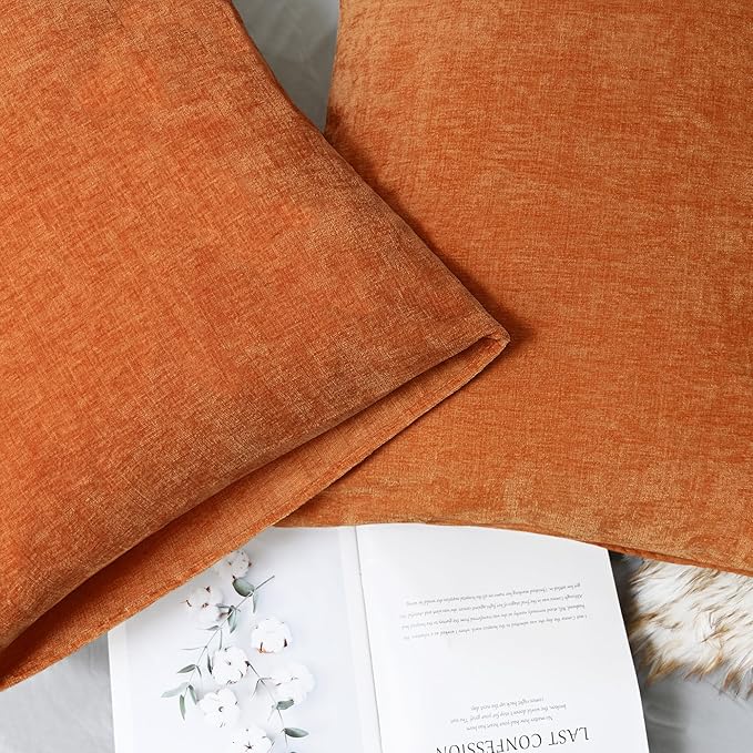 CaliTime Fall Throw Pillow Covers Decorative 20 X 26 Inches Pack of 2 Cozy - Image 6