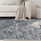 9x12 Area Rugs for Living Room Rug Washable: Abstract Large Rug for Dining Room - Image 3