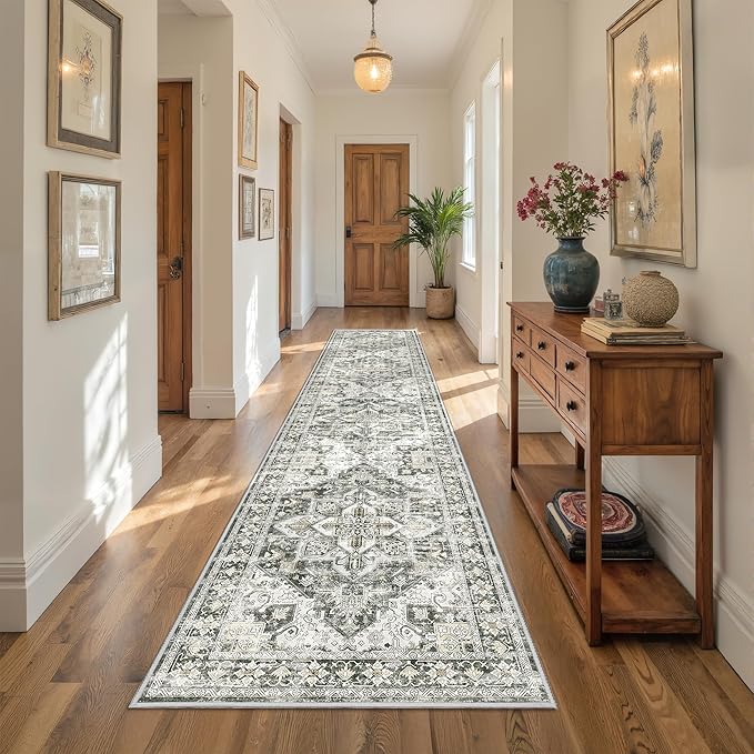 Runner Rug 2x10, Ultra-Thin Kitchen Rugs Non Slip Washable Rugs - Image 5
