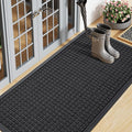 Smiry Front Door Mat Outside Entrance, Heavy Duty Natural Rubber Doormat by Smiry
