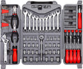 CARTMAN 123-Piece Socket Wrench Tool Set, Auto And Home Repair Kit Case Box