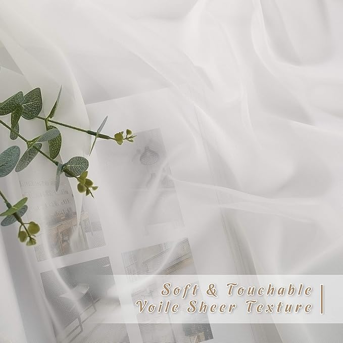 NICETOWN Voile Sheer Window Curtains - Image 4