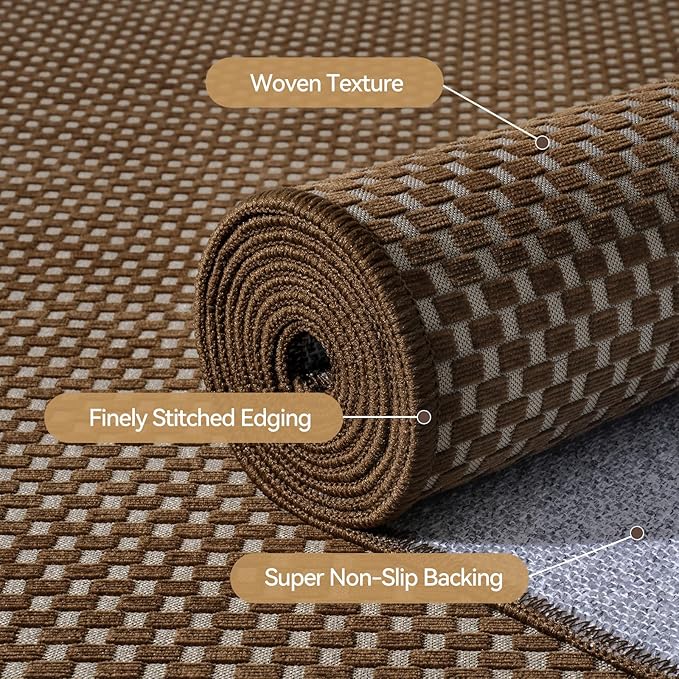 YDKGL 2x6 ft Kitchen Runner Rugs Mat Non Slip Woven Runners - Image 5