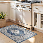 2x3 Washable Vintage Area Rug: Indoor Soft Entryway Rug - Image 4