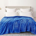 Exclusivo Mezcla Plush Fuzzy Fleece Bed Blanket Twin Size, Super Soft, Fluffy by ExclusivoMezcla
