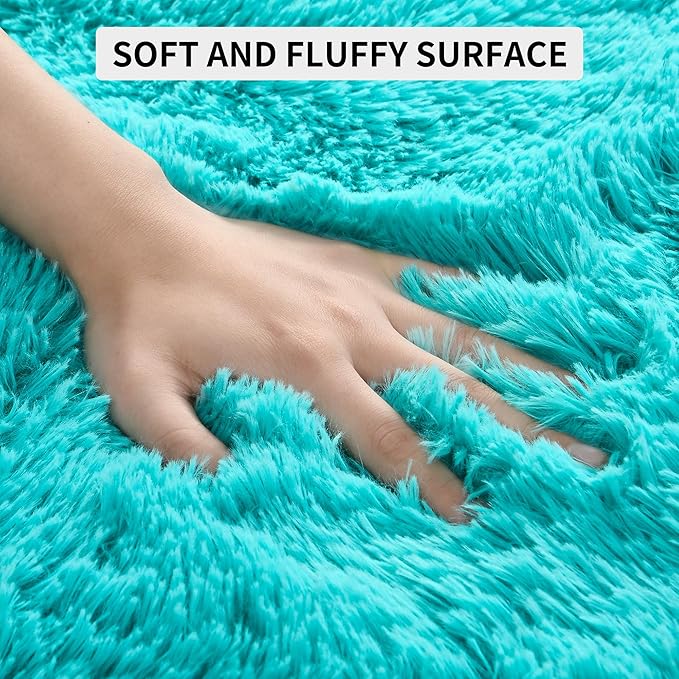 Tepook Super Soft Fluffy Rug for Bedroom, Modern Shaggy Fuzzy Kids Rugs for - Image 7
