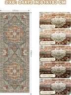 Runner Rug 2x6, Non Slip Washable Rugs - Image 2
