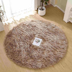 Goolela Circle Sheepskin Rug 5ft Round Fluffy Fuzzy Furry Carpet - Image 2