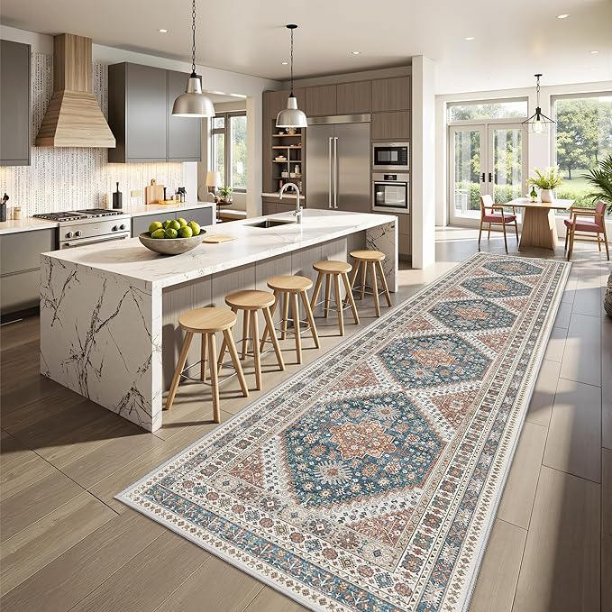 Hallway Runner Rug 2x12, Extra Long Washable Runner Rugs - Image 3