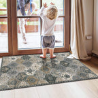 Lahome Moroccan Small Area Rug, 2x4 Rugs for Entryway Kitchen Bedside