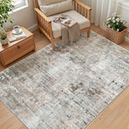3x5 Rug, Abstract Small Area Rug - Image 4