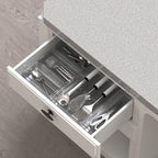 Simple Houseware 20 PCS Clear Plastic Drawer Organizers Set, 5-Size