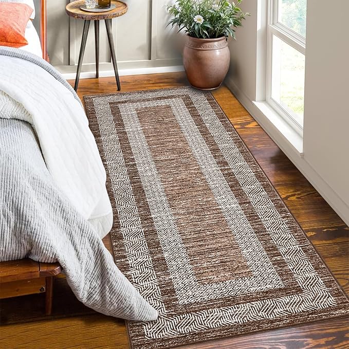 GarveeHome Washable Runner Rug 2x6 Modern Hallway Rug Non Slip Entryway Runner - Image 2