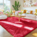 OLANLY Area Rugs for Living Room Bedroom, Machine Washable 4x5.9 ft Soft Fluffy - Image 3