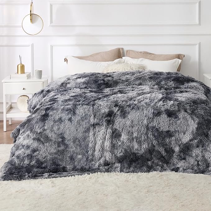 Bedsure GentleSoft Fluffy King Size Blanket by BEDSURE