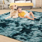 Tepook Soft Fluffy Rugs for Bedroom, 4x6 Area Rug for Living Room, Modern - Image 4