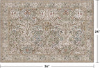 Moss Green Washable 2x3 Entry Rug - Image 2