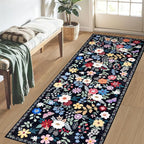 Runner Rug for Entryway: 2.6x8 Kitchen Rugs Non Slip Washable Ultra-Thin Soft - Image 3