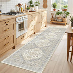 Runner Rug 2x8 Runners for Hallways Non Slip Washable, Vintage Hallway Runner - Image 3