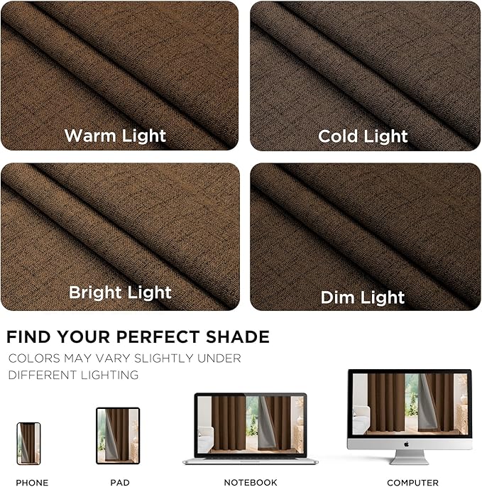 Joydeco Blackout Curtains for Bedroom - Image 9
