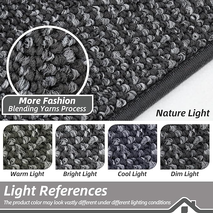 BEQHAUSE Kitchen Rugs and Mats 2PCS, Non-Slip Kitchen Mats - Image 5