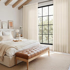Linen Curtains 63 Inch Length for Living Room Modern Farmhouse Decor Light - Image 8