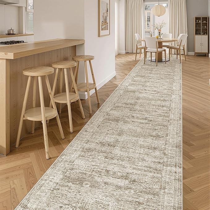 Runner Rug 2'6" x 14' Washable Non-Slip Runner Rugs - Image 2