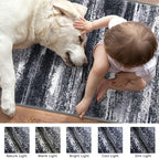 Lansny Modern Abstract Runner Rug 2x6 - Image 7