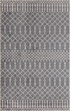 Nourison Home Astra Machine Washable Denim 3'3" x 5' Area Rug - Easy Clean, Non Shedding, Bed Room, Living Room, Dining Room, Kitchen (3' x 5')