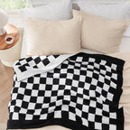 Bedsure GentleSoft Checkered Twin Blanket - Image 6