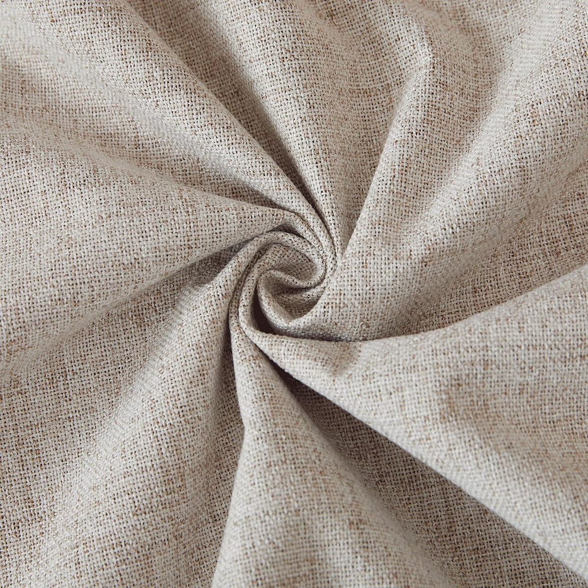 RYB HOME Pinch Pleated Full Blackout Curtains Linen Blended Window Curtains 96 inches for Living Room Bedroom Home Office Privacy Thermal Insulated Drapes, W 42 x L 96 inch, Beige, 2 Panels