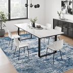 6x9 Area Rug Living Room Rug: Washable Modern Abstract Soft Thin Rug Indoor - Image 5