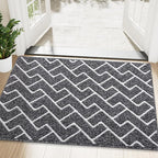 OLANLY Front Door Mat, Non-Slip Rubber Backing, Dirt Resistant and Absorbent by OLANLY