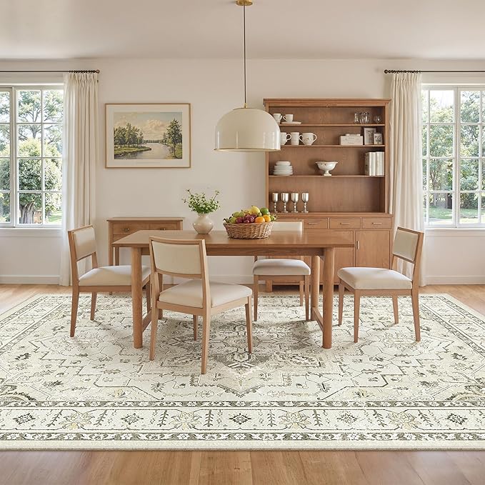 zesthome Area Rug 8x10, Ultra-Thin Washable Rugs - Image 8