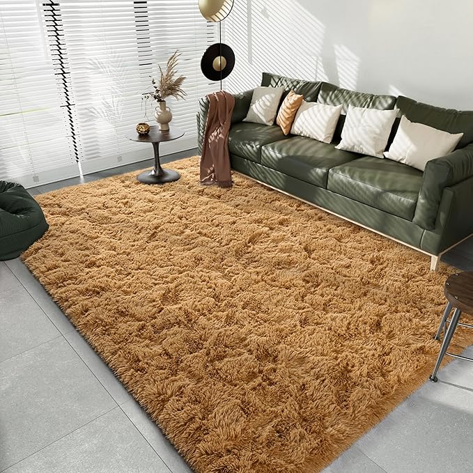 LOCHAS Ultra Soft Indoor Modern Area Rugs Fluffy Living Room Carpets - Image 6