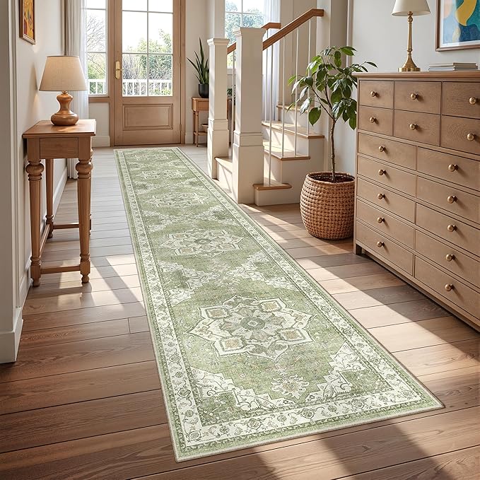 Hallway Runner Rug 2x12, Extra Long Washable Runner Rugs - Image 2