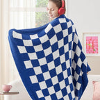 Bedsure GentleSoft Checkered Throw Blanket - Image 2