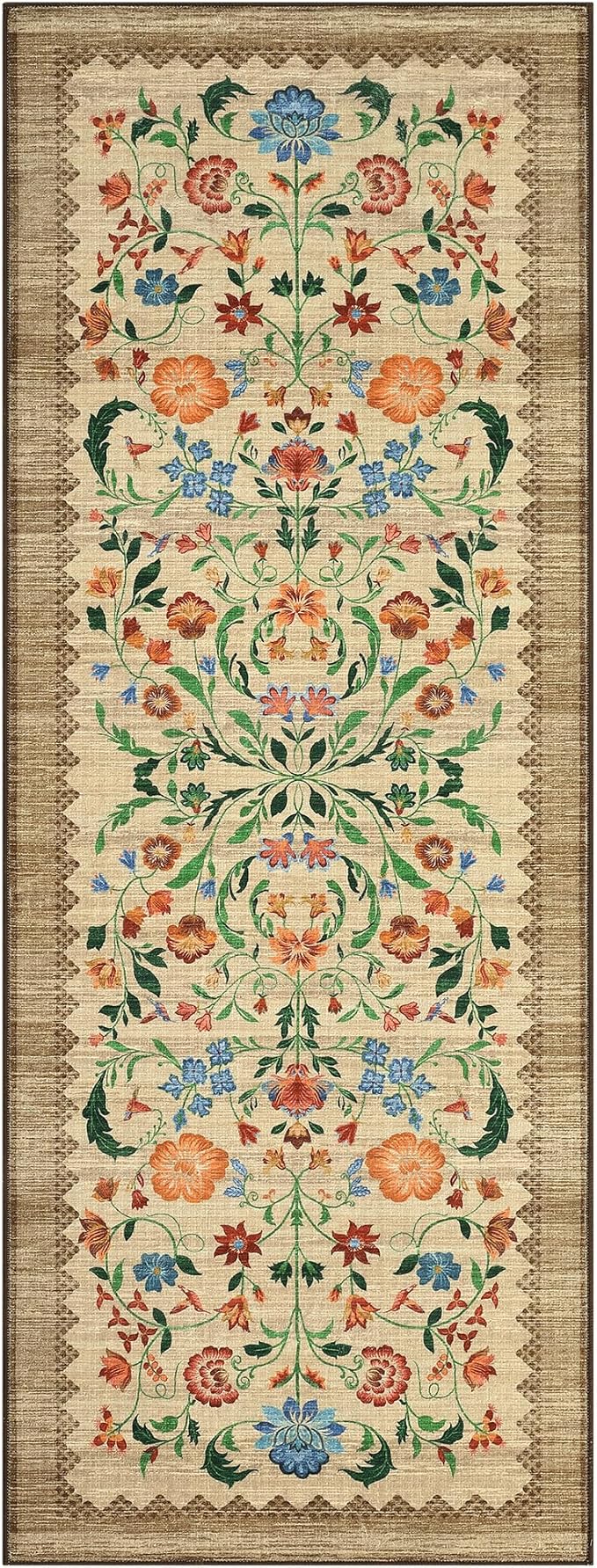 GarveeHome Floral Rug 2.5x8 Runners - Image 4