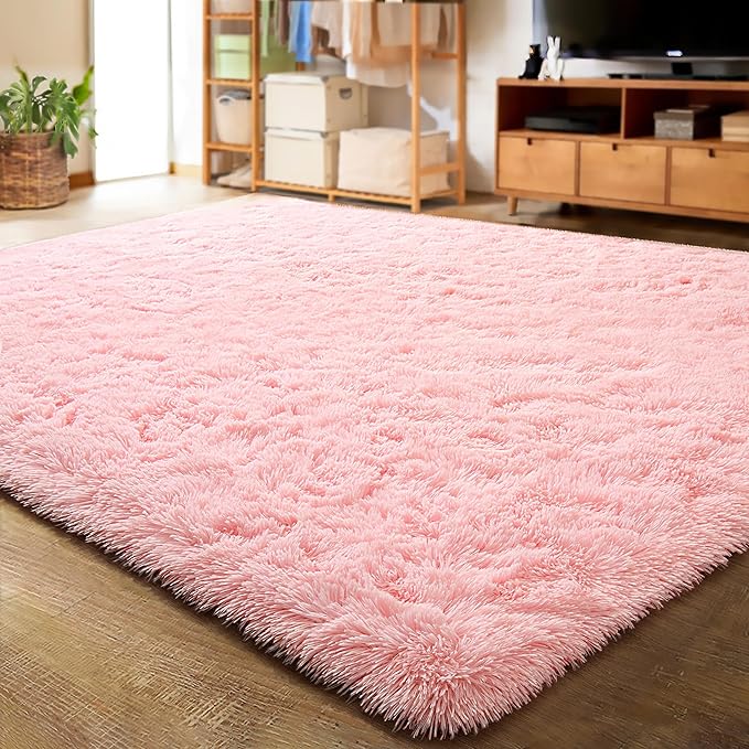 LOCHAS Ultra Soft Indoor Modern Area Rugs Fluffy Living Room Carpets - Image 7