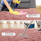 Tepook Super Soft Fluffy Rugs for Bedroom, Shag 5x8 Area Rugs for Living Room - Image 7
