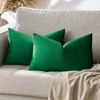 GIGIZAZA Decorative Small Lumbar Pillow Covers, Sofa Throw 12 X 20 Pillow Covers - Image 4