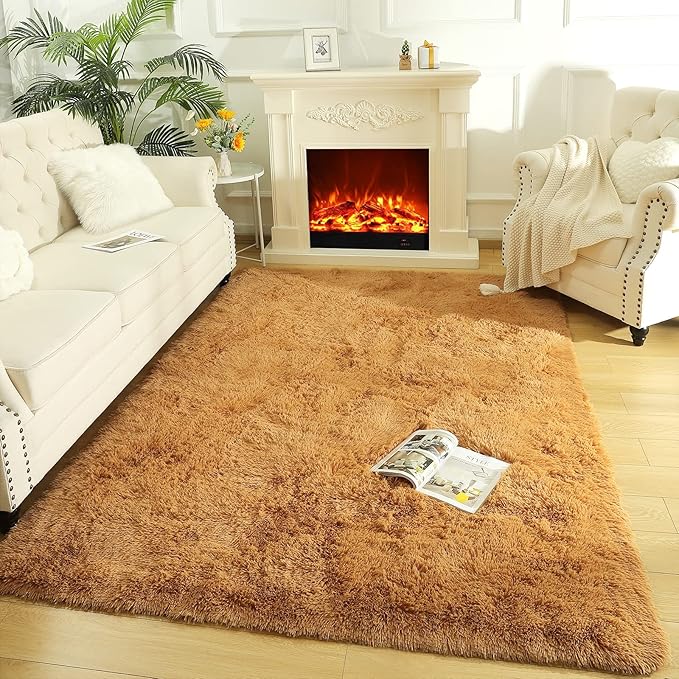 LOCHAS Ultra Soft Indoor Modern Area Rugs Fluffy Living Room Carpets - Image 7
